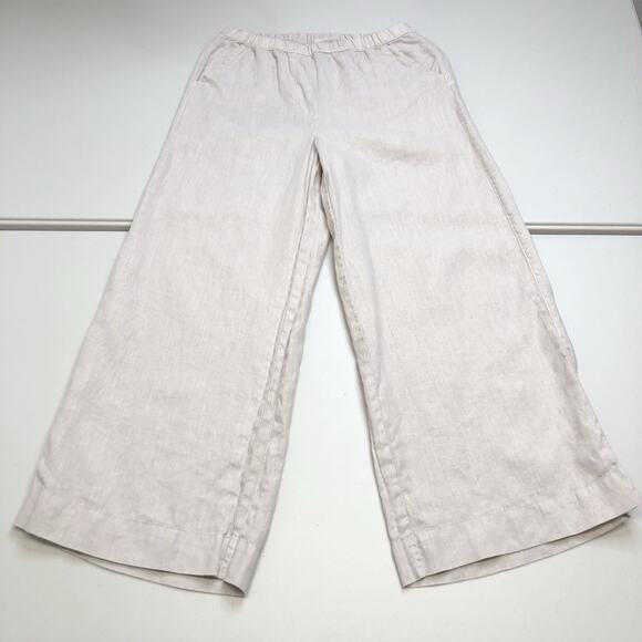 Frank & Eileen Other - Women's Frank & Eileen Wide Leg, 100% Linen, Pull-on Pants in sand, Size Small